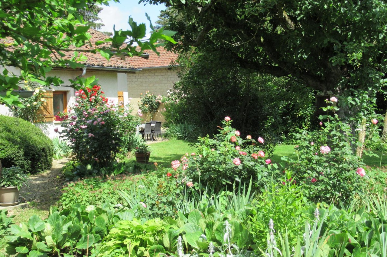 Vue sur le gîte